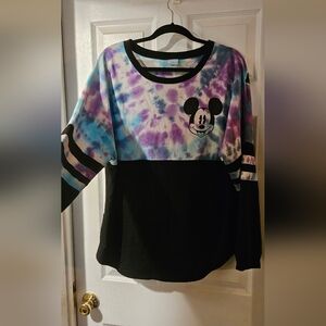 Disney Multicolor Tie-Dye Top